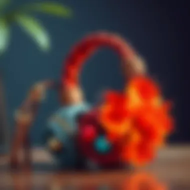 Upcycled fashion accessories from waste