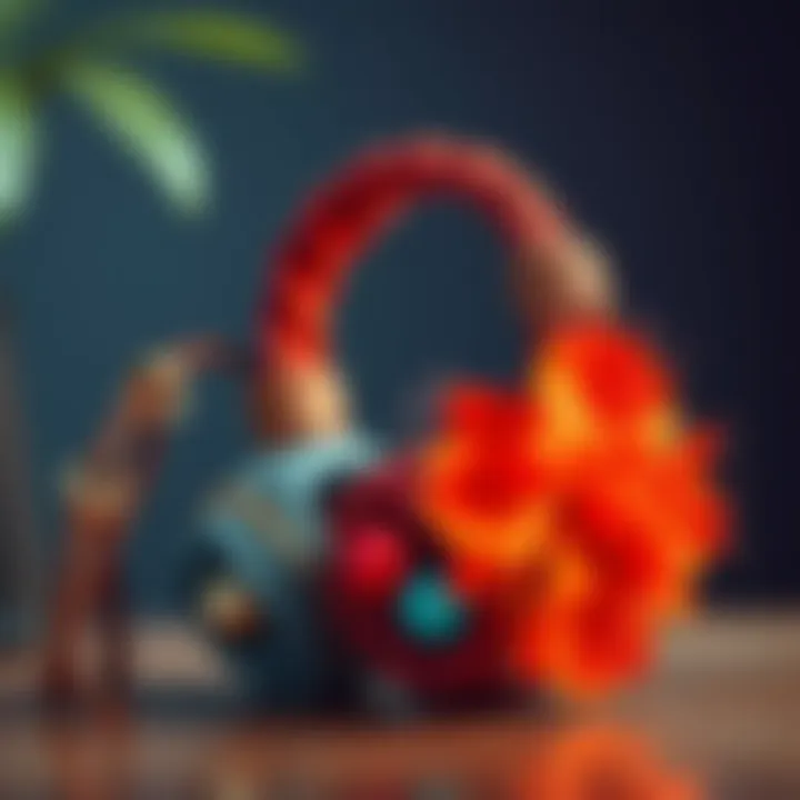 Upcycled fashion accessories from waste