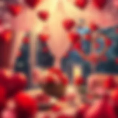 Valentine's Day celebration atmosphere