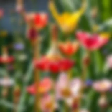 Varieties of Spoon Flowers in Different Environments