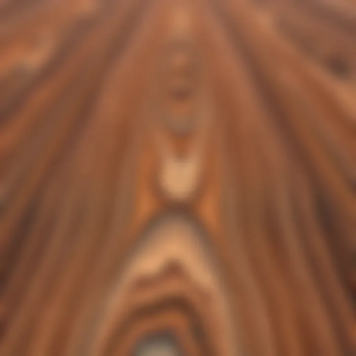 A beautifully finished varnished laminate surface