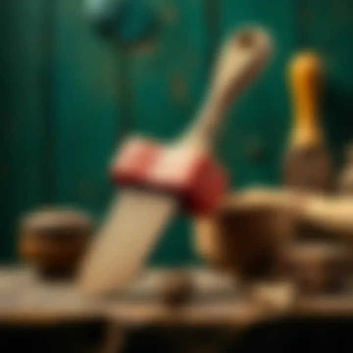 Essential tools for wood painting